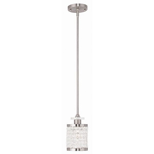 Kendal Glen - 1 Light Mini Pendant in New Traditional Style - 5 Inches wide by 10.75 Inches high - 1121430
