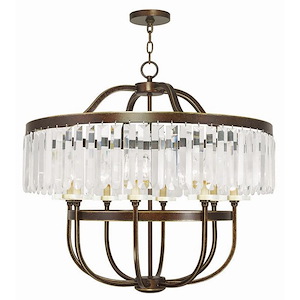 Cyprus Copse - 8 Light Chandelier in Glam Style - 31.75 Inches wide by 30 Inches high - 1269161