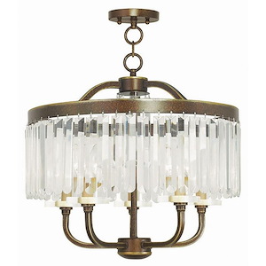 Transitional Five Light Chandelier - 1121436