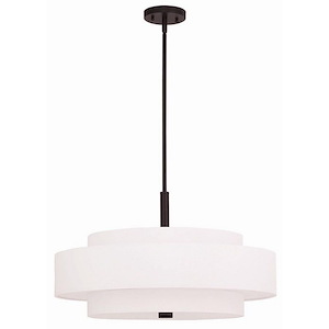 Pleasant Crescent - 5 Light Pendant in Modern Style - 24 Inches wide by 17 Inches high - 1121461