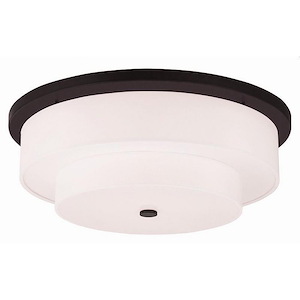 Pleasant Crescent - 5 Light Flush Mount in Modern Style - 25.5 Inches wide by 9 Inches high - 1121463