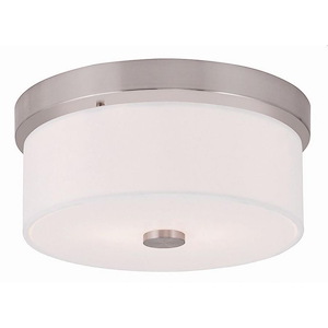 Pleasant Crescent - 2 Light Flush Mount in Modern Style - 11 Inches wide by 5 Inches high - 1121468