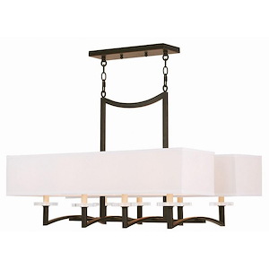 John Bottom - Eight Light Chandelier in Traditional Style - 22 Inches wide by 20.75 Inches high - 1268785