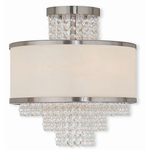 Toftes Place - 3 Light Semi-Flush Mount in Traditional Style - 13.75 Inches wide by 14.38 Inches high - 1121575