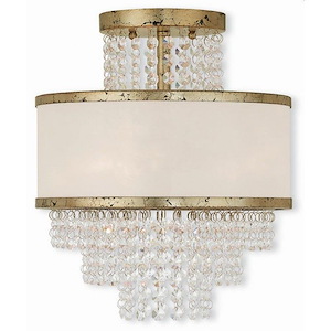 Toftes Place - 3 Light Semi-Flush Mount in Traditional Style - 11.75 Inches wide by 13.38 Inches high - 1121576