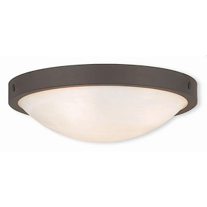 Radcliffe Bottom - 3 Light Flush Mount in Contemporary Style - 16.5 Inches wide by 5 Inches high - 1121607