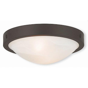Radcliffe Bottom - 2 Light Flush Mount in Contemporary Style - 12.25 Inches wide by 4 Inches high - 1121608