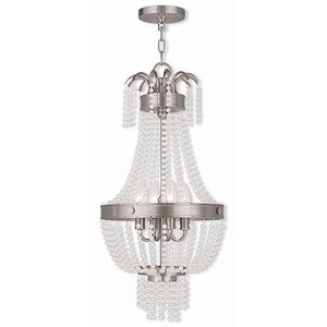 French Country Traditional Four Light Chandelier - 1121631