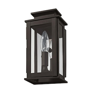 Liphook Close - 1 Light Outdoor Wall Lantern in Traditional Style - 4.75 Inches wide by 9 Inches high - 1121713