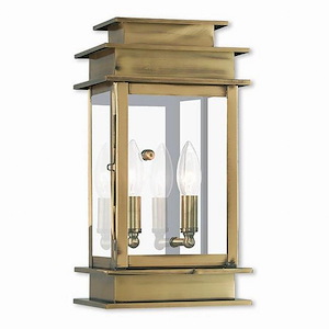 Liphook Close - 2 Light Outdoor Wall Lantern in Traditional Style - 7.5 Inches wide by 14 Inches high - 1121716