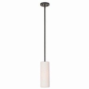 Pleasant Crescent - 1 Light Mini Pendant in Modern Style - 5 Inches wide by 10 Inches high - 1121720