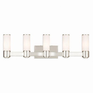 Kirkham Glade - 5 Light ADA Bathroom Light in Contemporary Style - 35.5 Inches wide by 9.75 Inches high - 1121722