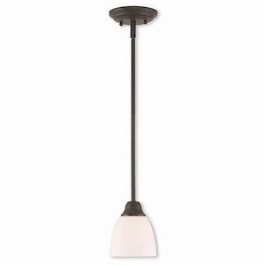 Taylor Highway - 1 Light Mini Pendant in Traditional Style - 5.25 Inches wide by 8.75 Inches high - 1121769