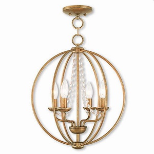 Transitional Four Light Chandelier - 1121778