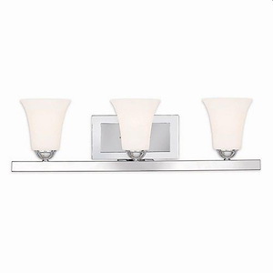 Brindley Birches - 3 Light Bathroom Light in Traditional Style - 25.25 Inches wide by 7 Inches high - 1121802