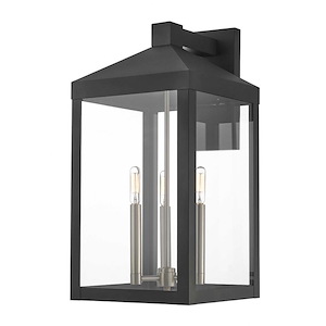 Rothwell Bridge - Three Light Outdoor Wall Lantern - 10.5 Inches wide by 21.75 Inches high - 1121828