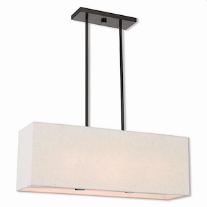 Modern Contemporary Three Light Chandelier - 1121844