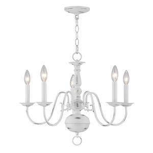 Traditional Five Light Chandelier - 1120904