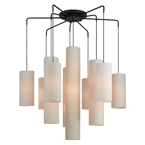 Near Lane - 15 Light Foyer Chandelier in Contemporary Style - 44.5 Inches wide by 43 Inches high - 1268795