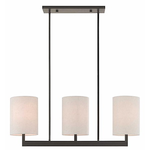 Modern Contemporary Three Light Chandelier - 1121918