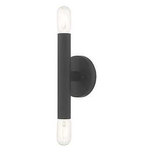 Sutherland Glas - Two Light ADA Wall Sconce - 5.13 Inches wide by 16.75 Inches high - 1268984