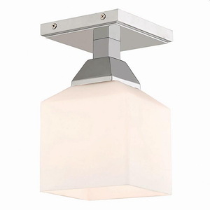 Chapman Fold - 1 Light Flush Mount in Traditional Style - 4.75 Inches wide by 8.25 Inches high - 1122089