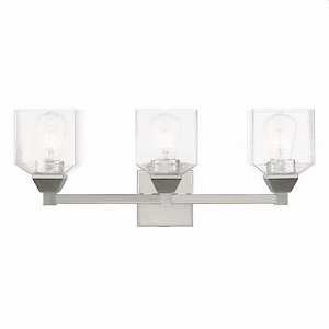 Chapman Fold - 3 Light Bathroom Light In Architectural Style-9.5 Inches Tall and 23 Inches Wide - 1122094