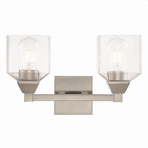 Chapman Fold - 2 Light Bathroom Light In Architectural Style-9.5 Inches Tall and 15 Inches Wide - 1122096