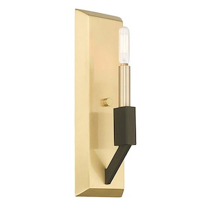Beck Cliff - 1 Light ADA Wall Sconce in Industrial Style - 4.5 Inches wide by 14 Inches high - 1122122