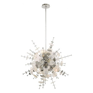 Mid Century Modern Six Light Chandelier - 1122155