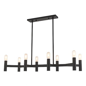 Modern Farmhouse Eight Light Chandelier - 1122160