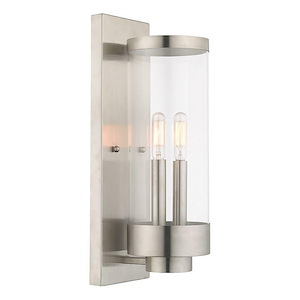 Ladywell Acres - 2 Light Outdoor Wall Lantern in Coastal Style - 5 Inches wide by 15.75 Inches high - 1122196