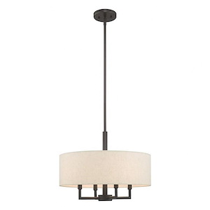 Modern Traditional Four Light Chandelier - 1122207