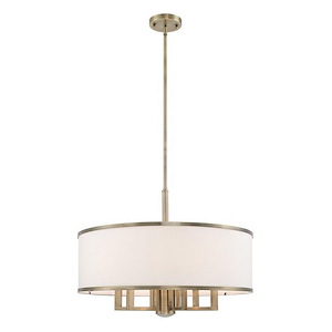 Transitional Six Light Chandelier - 1122258
