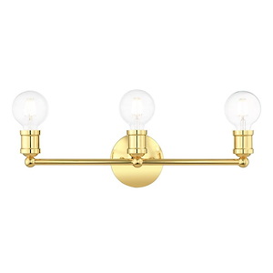 Caernarvon Woods - 3 Light Bathroom Light in Contemporary Style - 20.25 Inches wide by 5.13 Inches high - 1122385