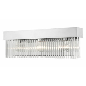 Powell Wynd - 3 Light Bathroom Light in Modern Style - 23.25 Inches wide by 7.75 Inches high - 1122404