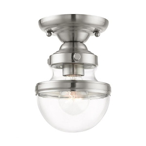 Eversley North - 1 Light Flush Mount in New Traditional Style - 5.5 Inches wide by 8 Inches high - 1268951