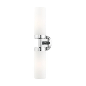 The Lampreys - 2 Light ADA Bathroom Light in Contemporary Style - 19.25 Inches wide by 4.25 Inches high - 1122513