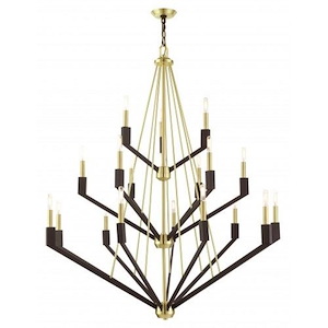 Beck Cliff - 18 Light Foyer in Industrial Style - 44 Inches wide by 52 Inches high - 1269053