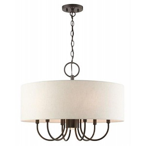 Ladywell Cloisters - 7 Light Pendant in New Traditional Style - 24 Inches wide by 18.75 Inches high - 1122551
