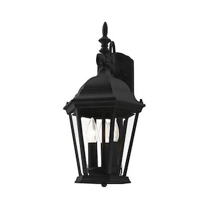 The Winsters - 3 Light Outdoor Wall Lantern in Traditional Style - 9.5 Inches wide by 18.5 Inches high - 1269372