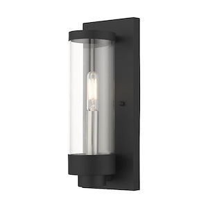 Ladywell Acres - 1 Light Outdoor ADA Wall Lantern in Coastal Style - 4.75 Inches wide by 12 Inches high - 1269159