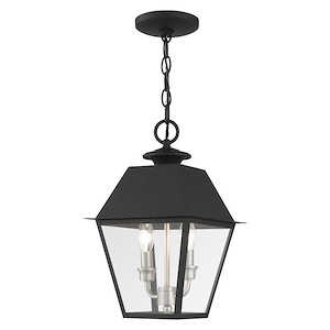 Lane Wood - 2 Light Outdoor Pendant Lantern - 1269065