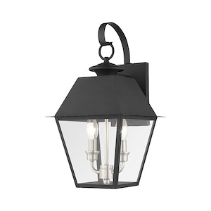 Lane Wood - 2 Light Outdoor Wall Lantern - 1269409