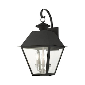 Lane Wood - 3 Light Outdoor Wall Lantern - 1269200