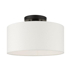 Pleasant Crescent - 13 Inch 1 Light Semi-Flush Mount - 1122686