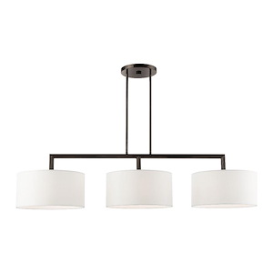 Modern Traditional Three Light Chandelier - 1122691
