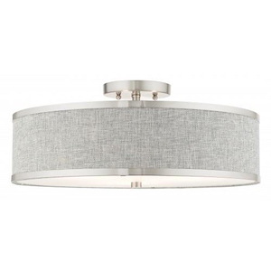 Newcomen Grove - 18 Inch 3 Light Semi-Flush Mount - 1269486