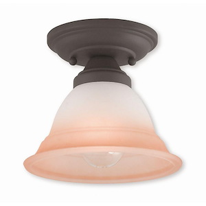 Overton Reach - One Light Flush Mount - 7.5 Inches wide by 6.25 Inches high - 1121755