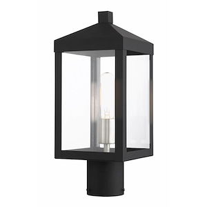 Rothwell Bridge - 1 Light Outdoor Post Top Lantern in Mid Century Modern Style - 6.25 Inches wide by 15.25 Inches high - 1122236